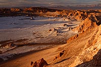 Chili, dsert Atacama : valle de la Luna