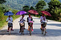 Laos experience : route pour Vang Vieng